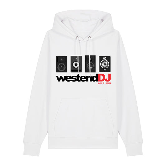 Westend DJ Speakers White Hoodie