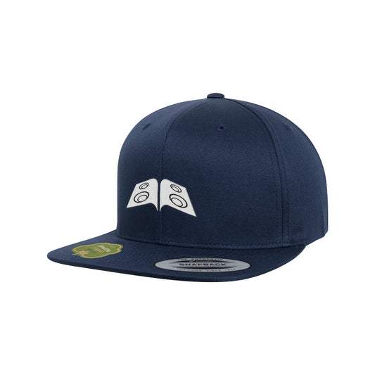 The Drum And Bass Bible Embroidered Book Organic Cotton Snapback Cap