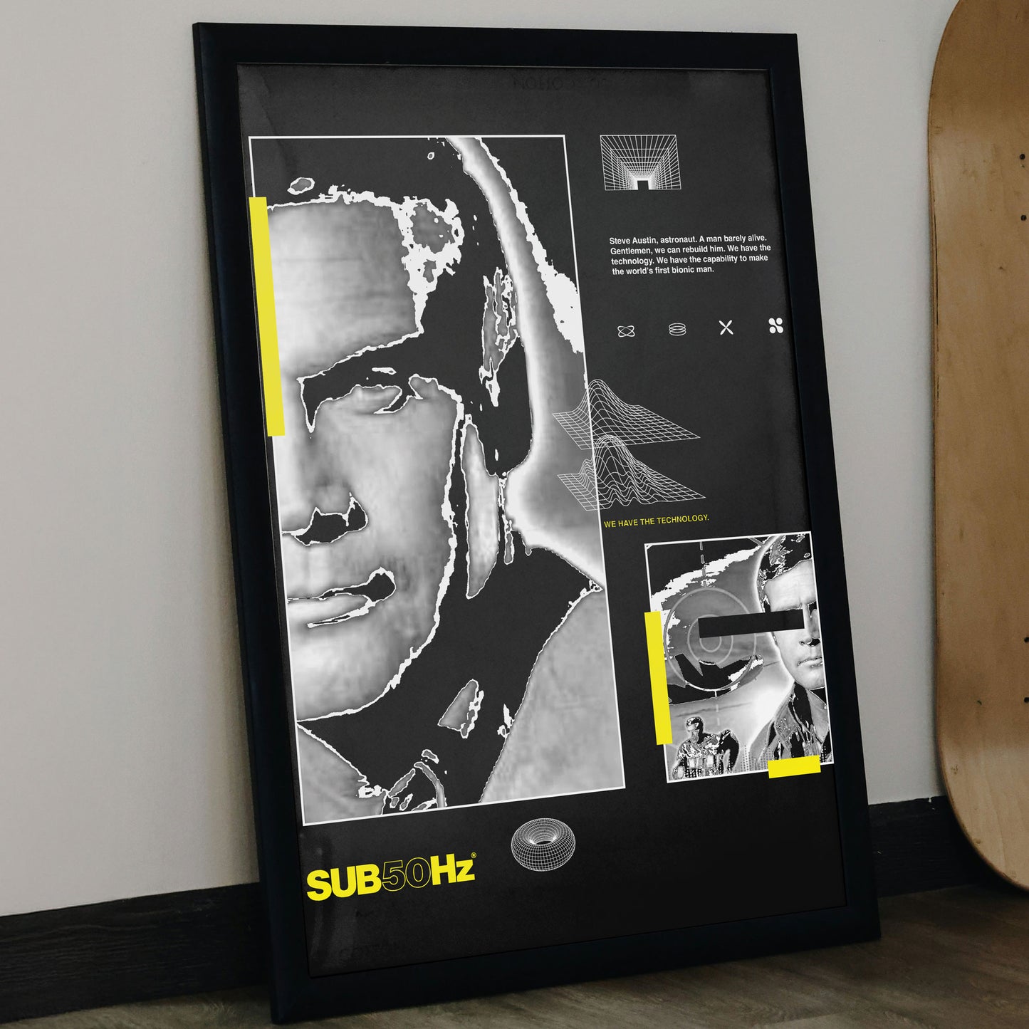 Micky Finn x SUB50Hz Bitin' Back Framed Fine Art Print
