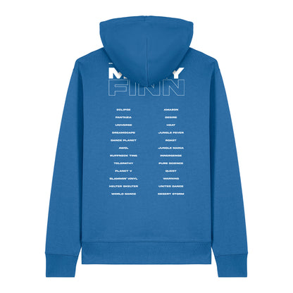 Micky Finn 90s Tour Blue Hoodie-Dancefloor Emporium