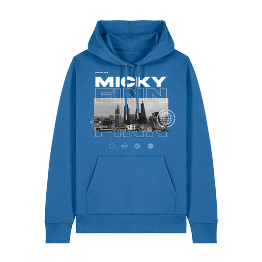 Micky Finn 90s Tour Blue Hoodie-Dancefloor Emporium