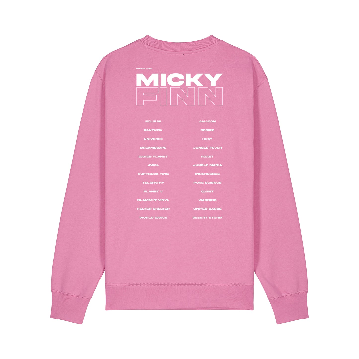 Micky Finn 90s Tour Bubblegum Sweatshirt-Dancefloor Emporium