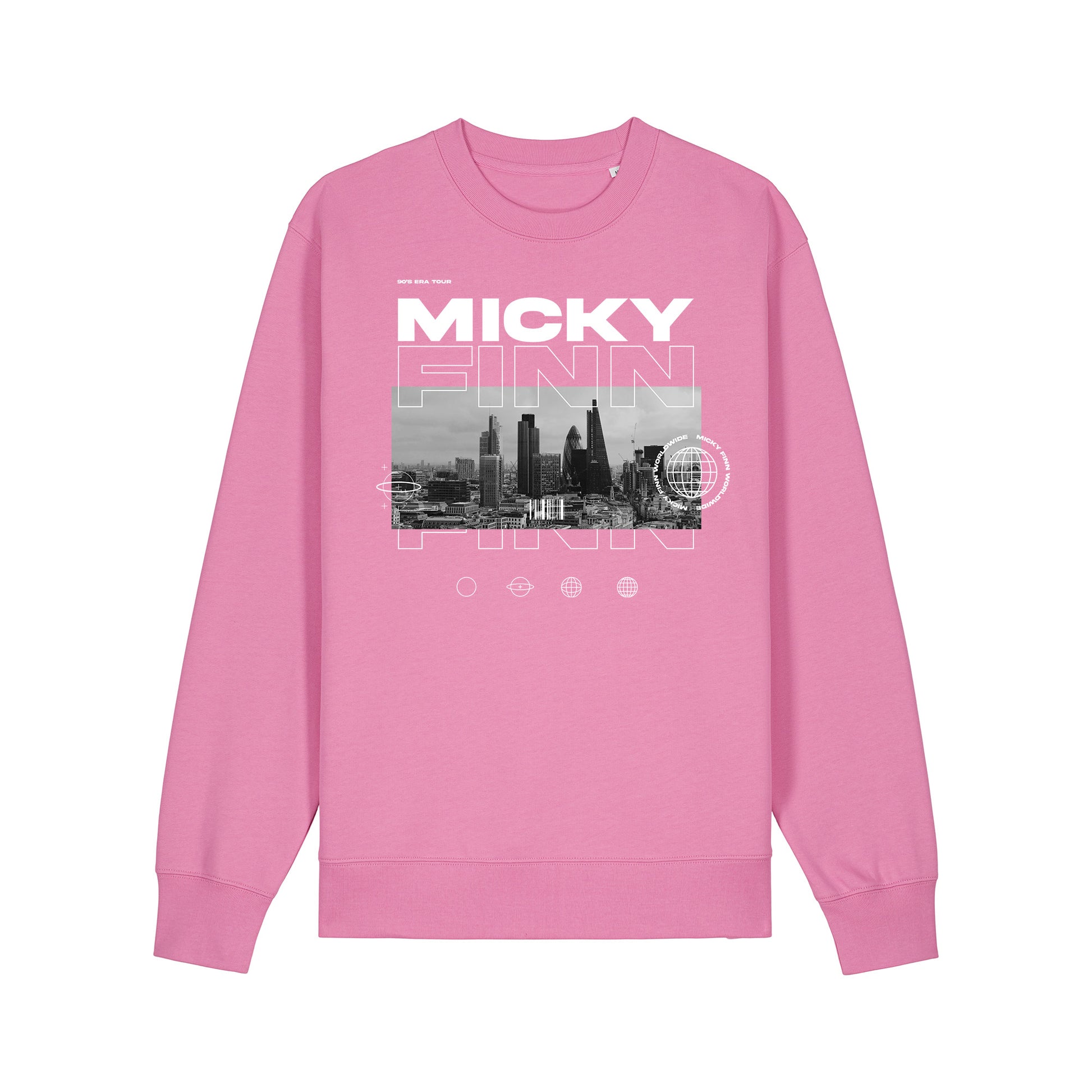 Micky Finn 90s Tour Bubblegum Sweatshirt-Dancefloor Emporium