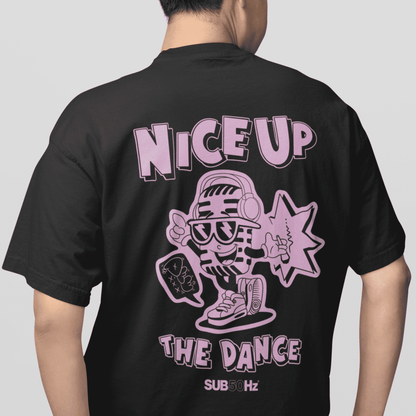 SUB50Hz Nice Up Back Print T-Shirt