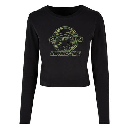 Ruffneck Ting Camo Ruffers Cropped Top