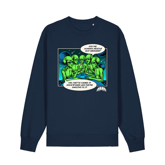 Drum & Bass Bible Aliens Sweatshirt