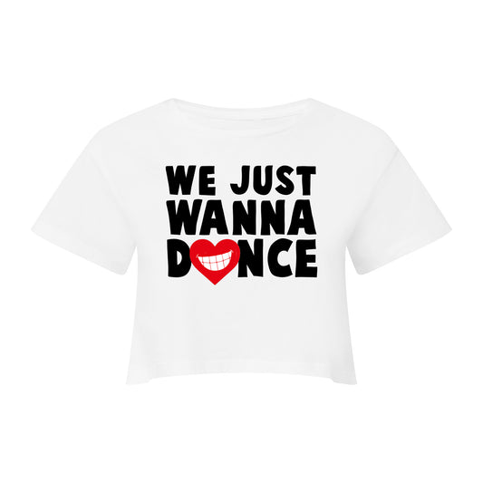 INJA Dance White Crop Top