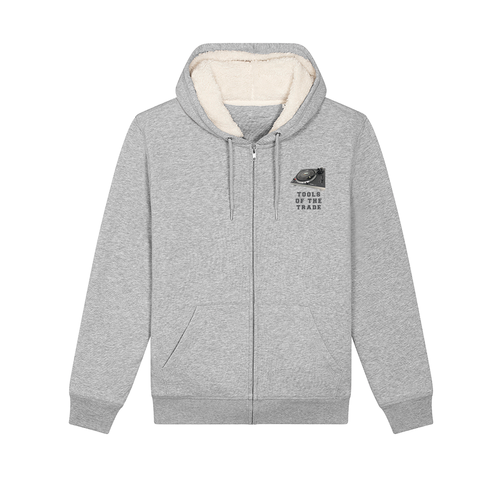 Micky Finn Tin Sherpa Zip Hoodie-Dancefloor Emporium