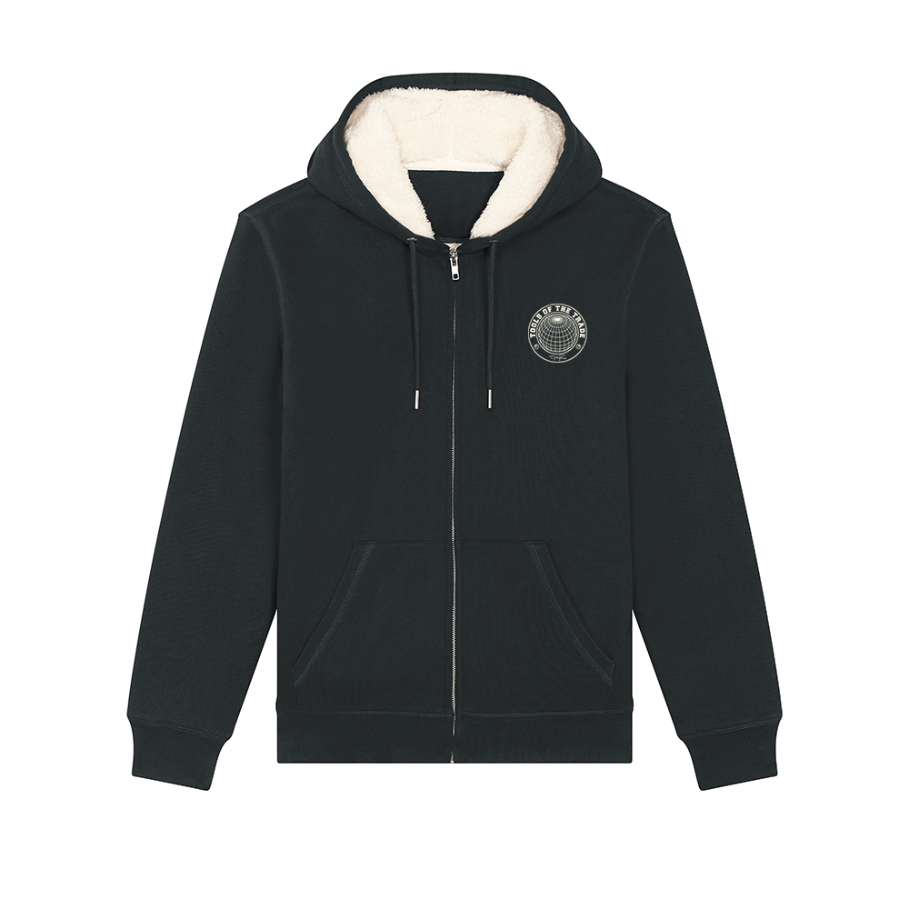 Micky Finn Ten Inch Press Sherpa Zip Hoodie-Dancefloor Emporium