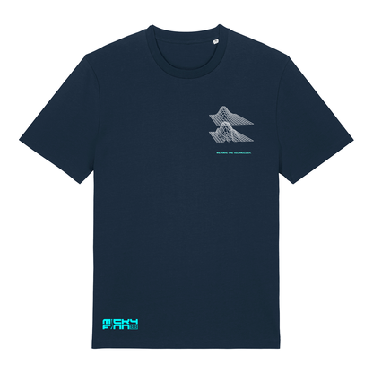 Micky Finn x SUB50Hz Bitin' Back Organic Navy T-Shirt-Dancefloor Emporium