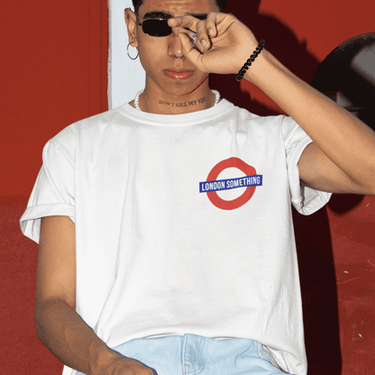 London Something White Underground T-Shirt