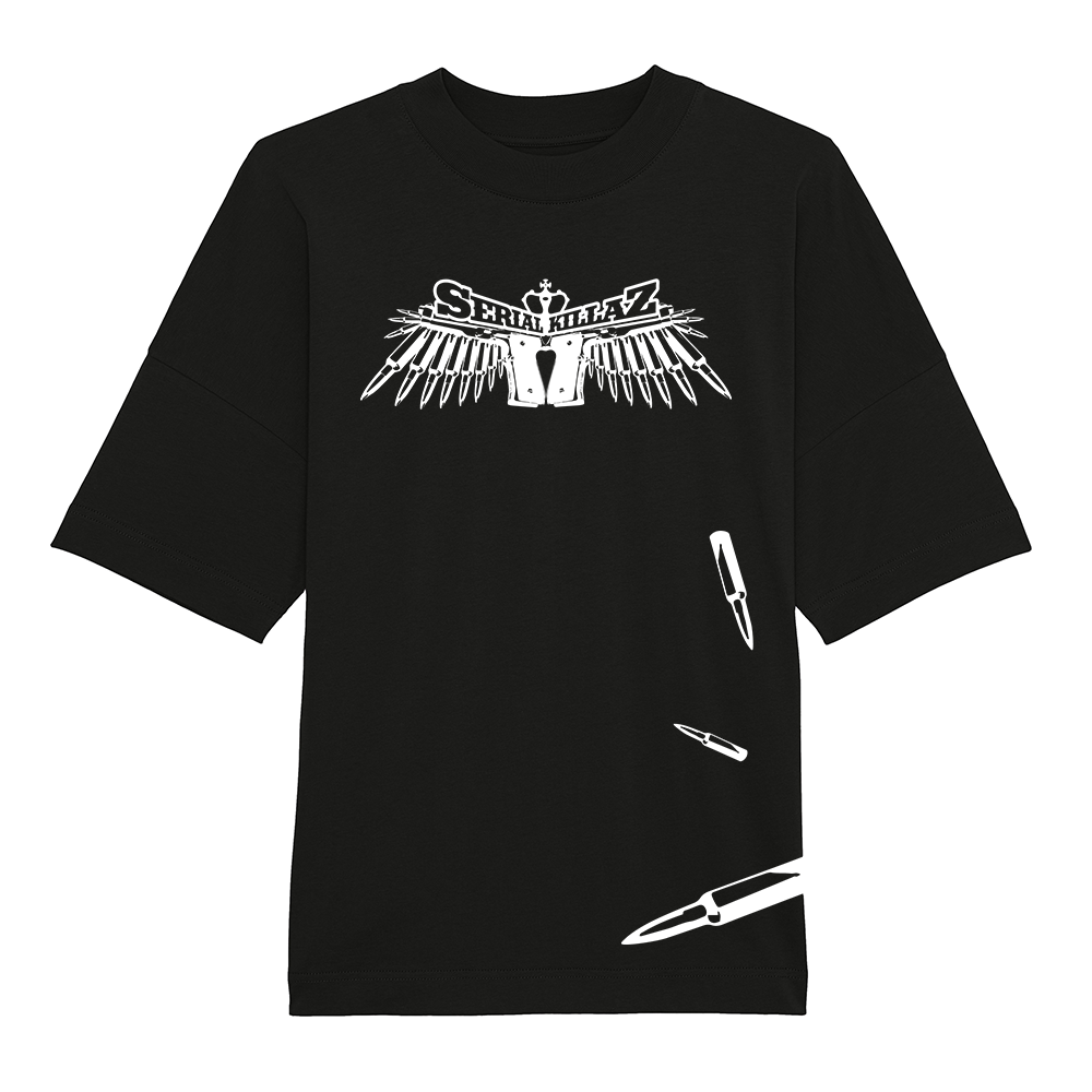 Serial Killaz Wings And Bullets Heavy Oversized T-Shirt