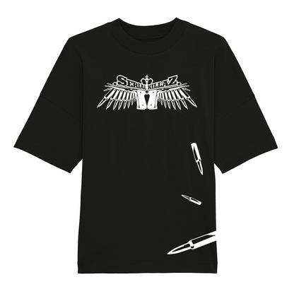 Serial Killaz Wings And Bullets Heavy Oversized T-Shirt