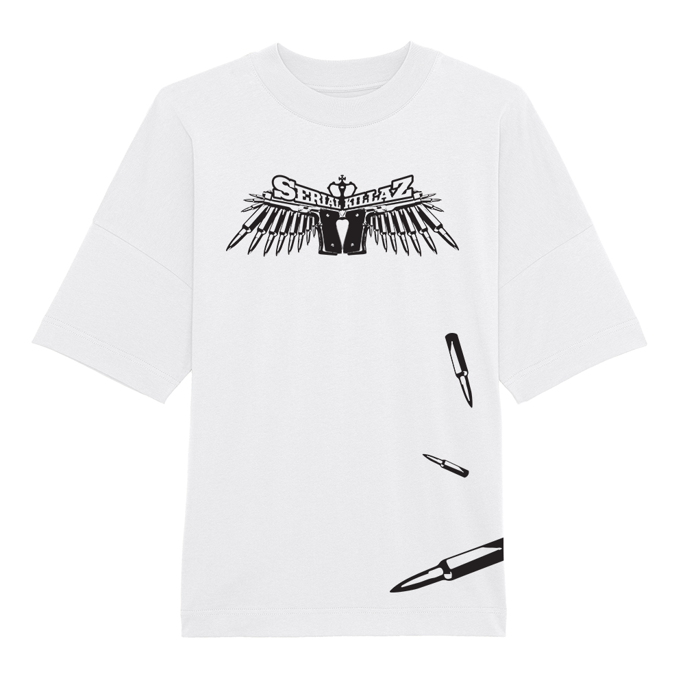 Serial Killaz Wings And Bullets Heavy Oversized T-Shirt