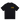 Deep Black Printed T-shirt Front