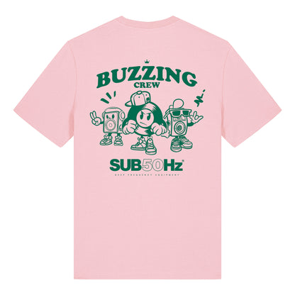 SUB50Hz Buzzing Crew Back Print T-Shirt