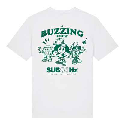SUB50Hz Buzzing Crew Back Print T-Shirt