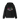 Black Printed Sweater Front