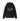 Black Printed Sweater Front