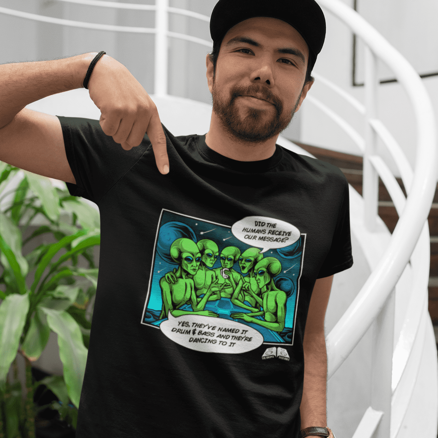 Drum & Bass Bible Aliens T-Shirt