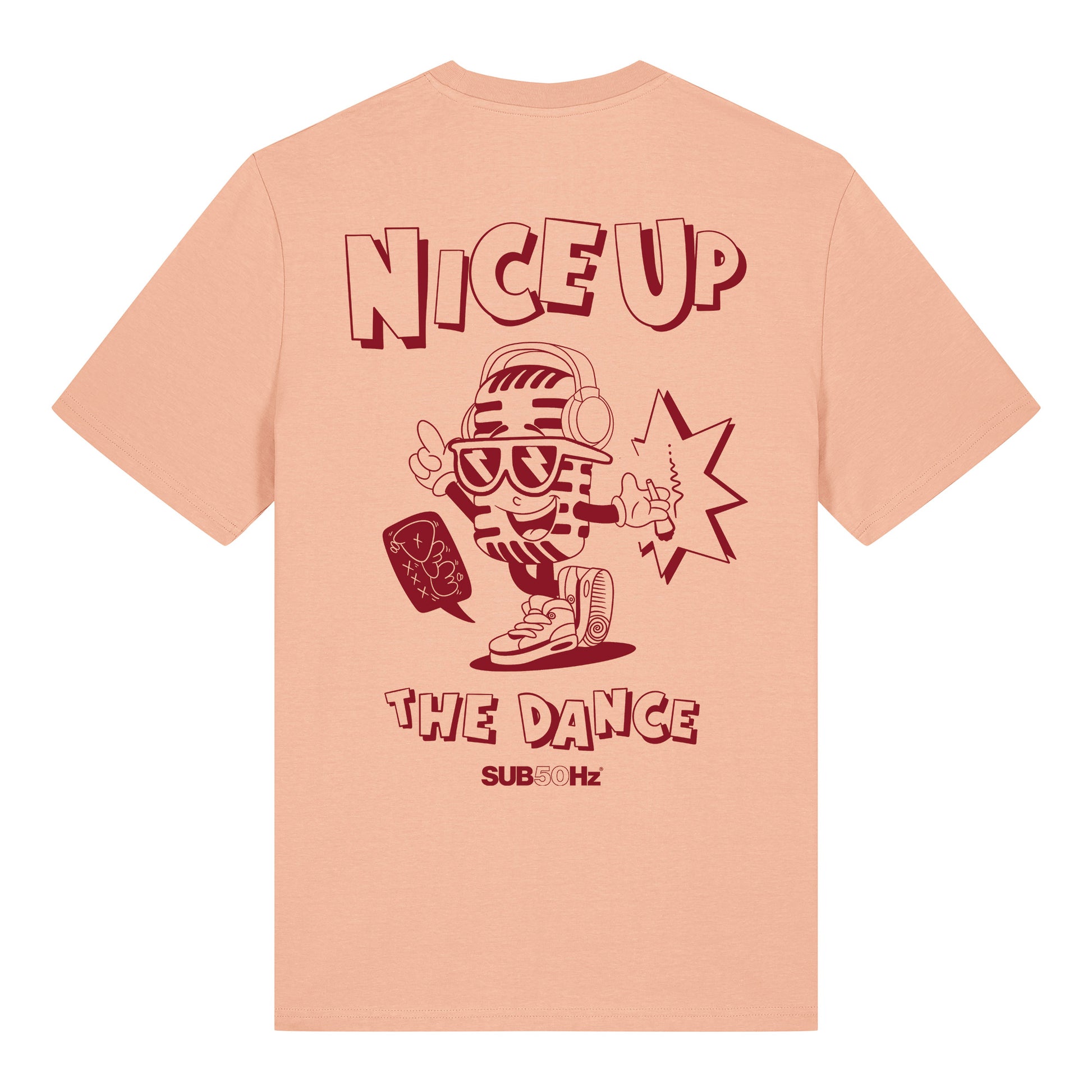 SUB50Hz Nice Up Back Print T-Shirt-Dancefloor Emporium