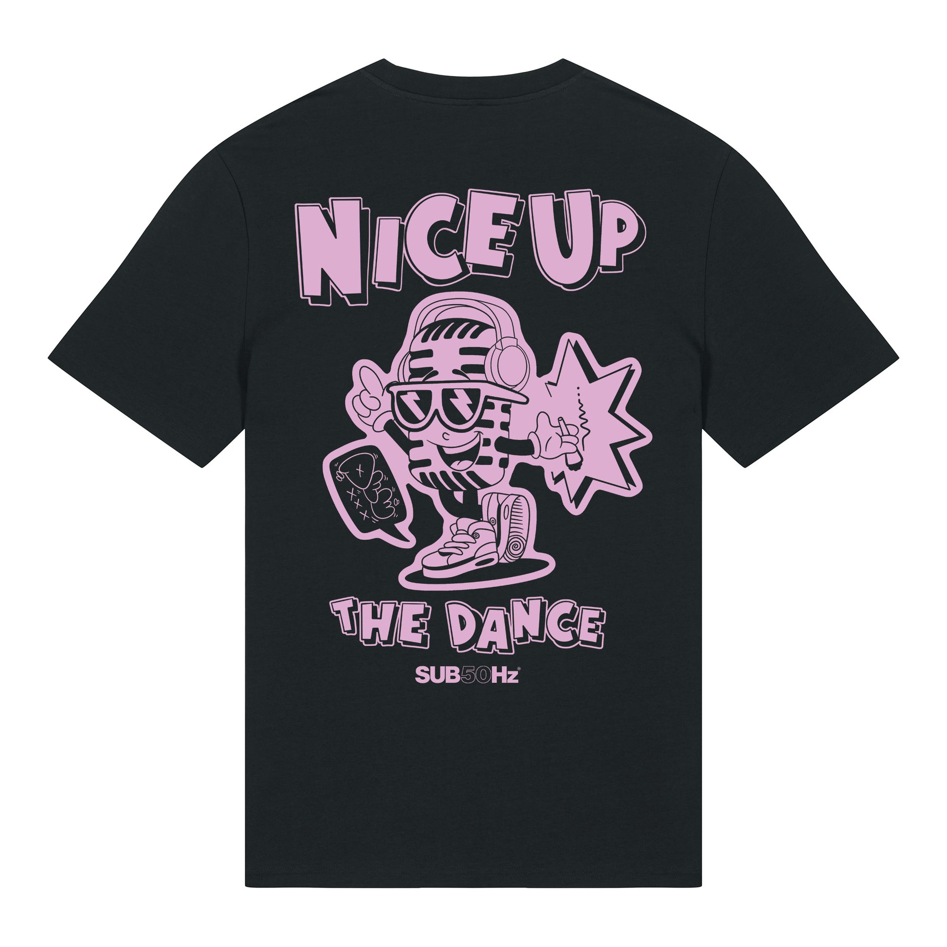 SUB50Hz Nice Up Back Print T-Shirt-Dancefloor Emporium