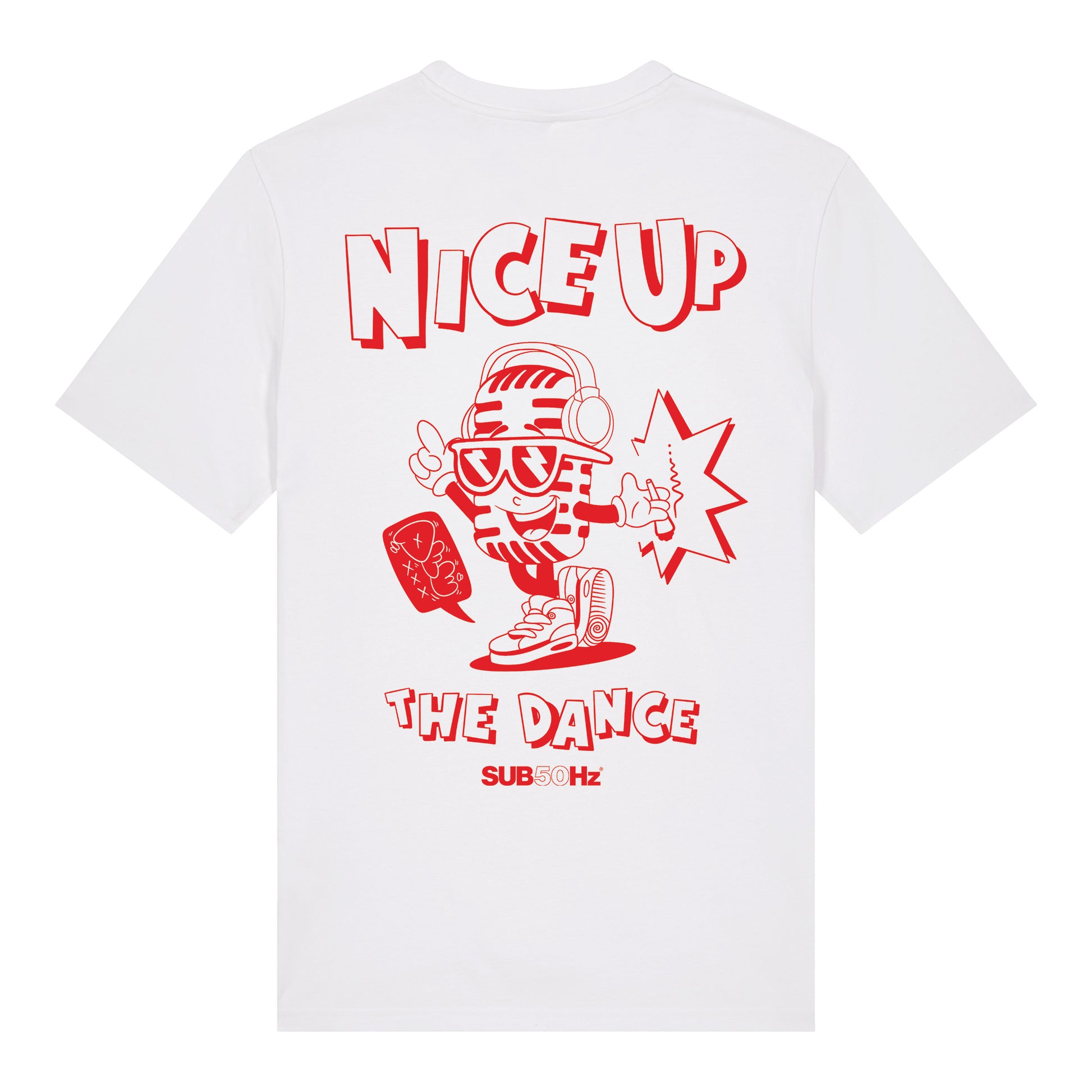 SUB50Hz Nice Up Back Print T-Shirt-Dancefloor Emporium