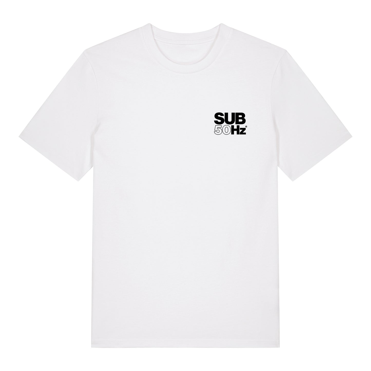 SUB50Hz Wheel Up Back Print Black T-Shirt